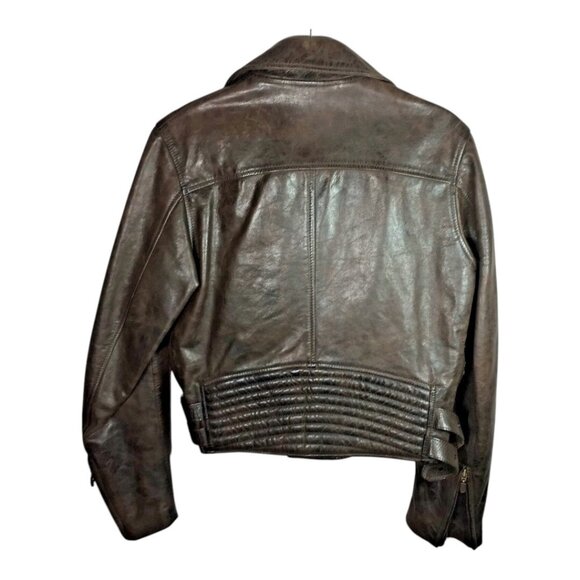 Belstaff Leather Lightling Fashion Jacket Blouson Size 42 Made in Italy NWT - Picture 2 of 11